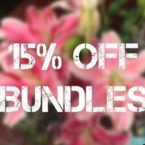 15% off all bundles